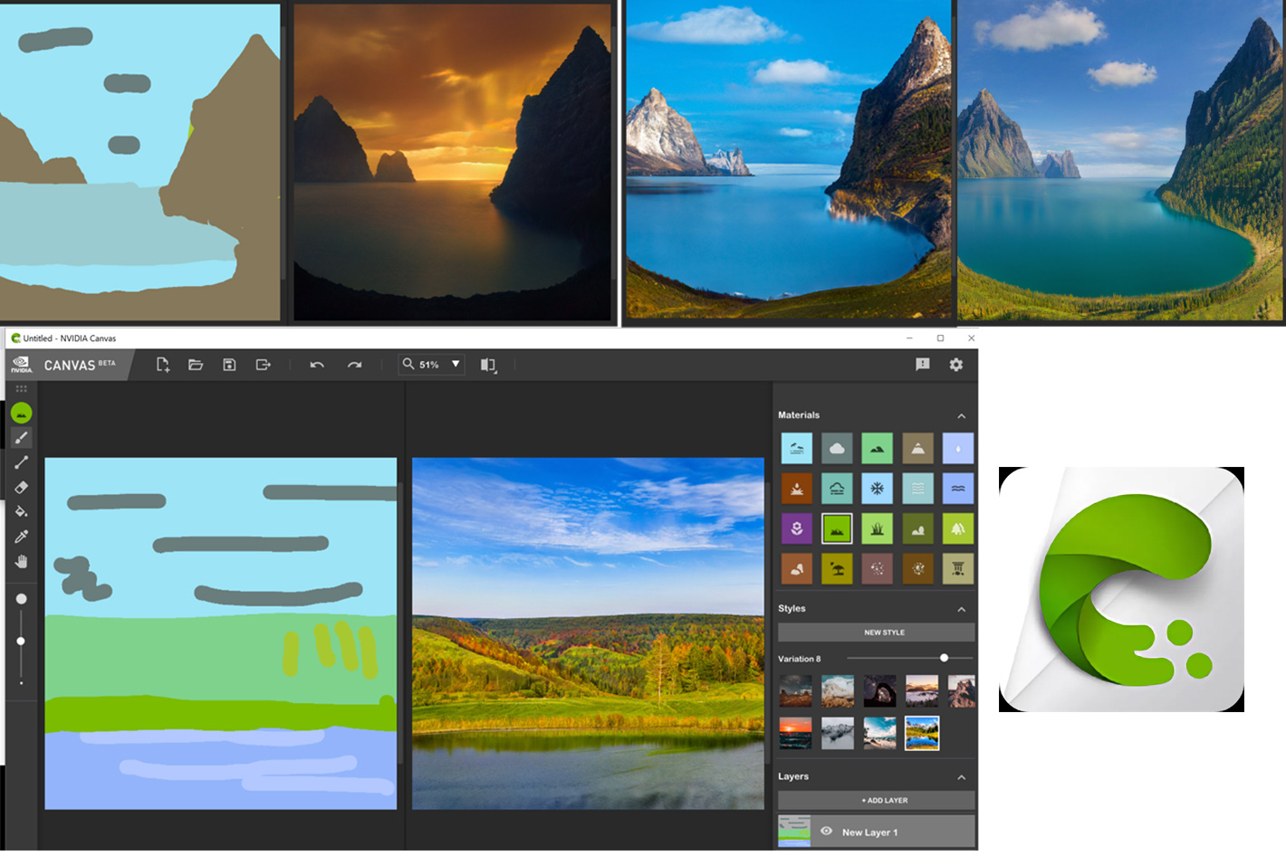 NVIDIA Canvas Utilizes AI to Generate Landscapes, Reports Jose Antunes of ProVideo Coalition