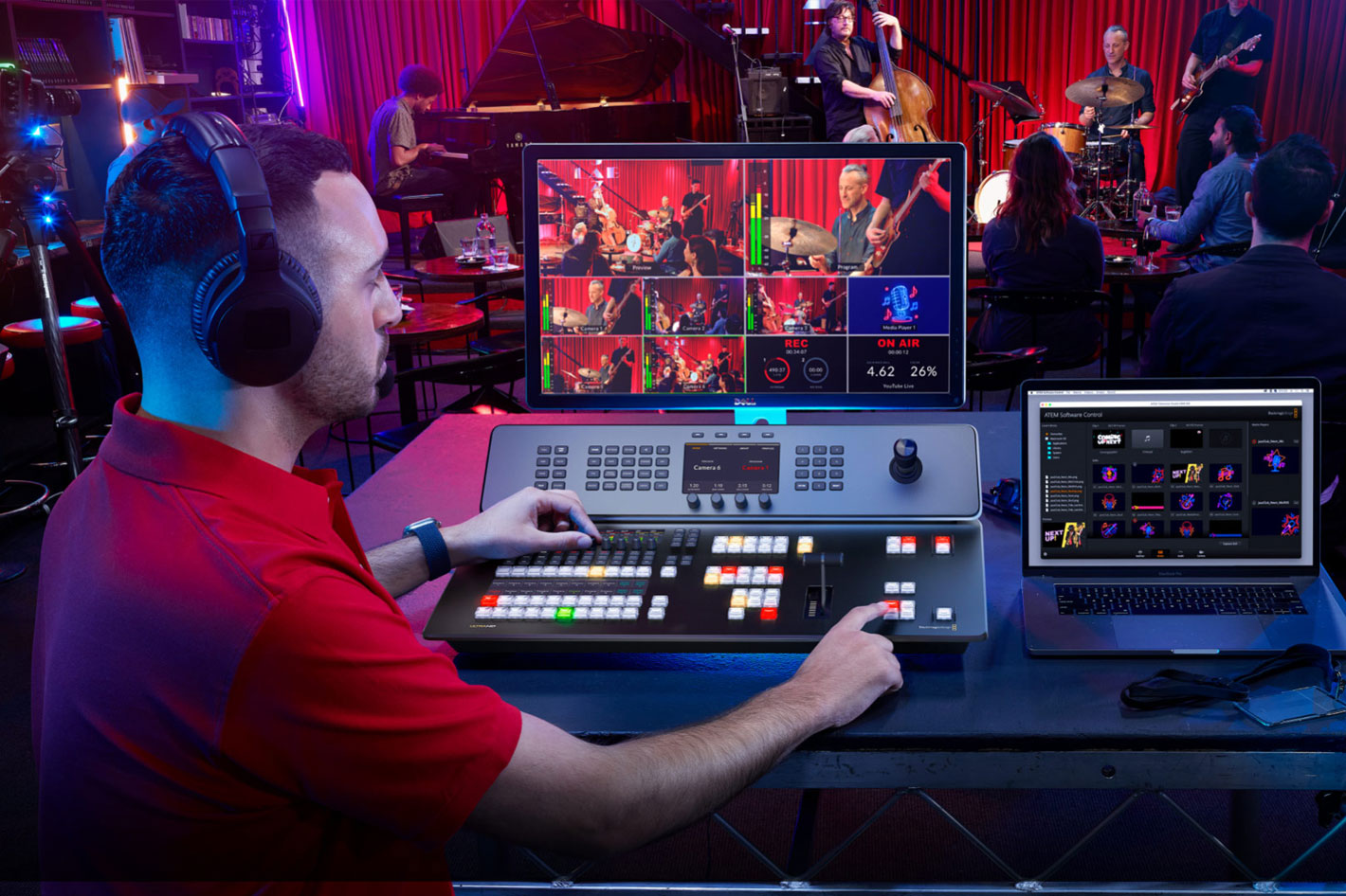 Blackmagic Design Unveils ATEM Television Studio 4K8 at NAB
