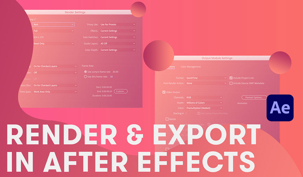 Learn How to Render and Export Your Projects in After Effects
