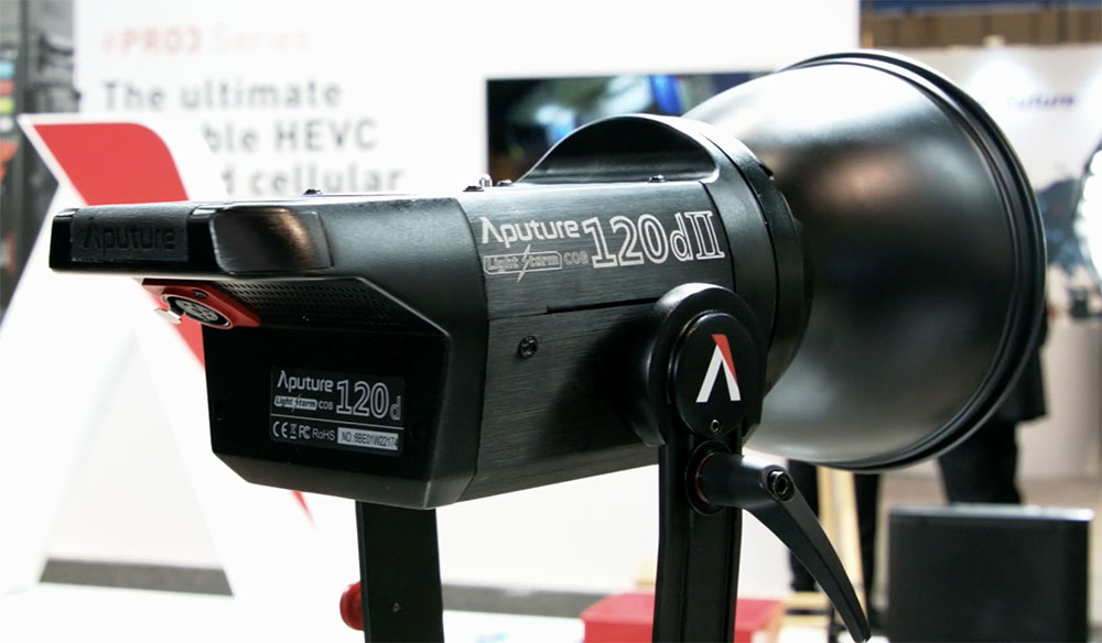 Aputure Enhances Popular 120d LED at NAB 2018