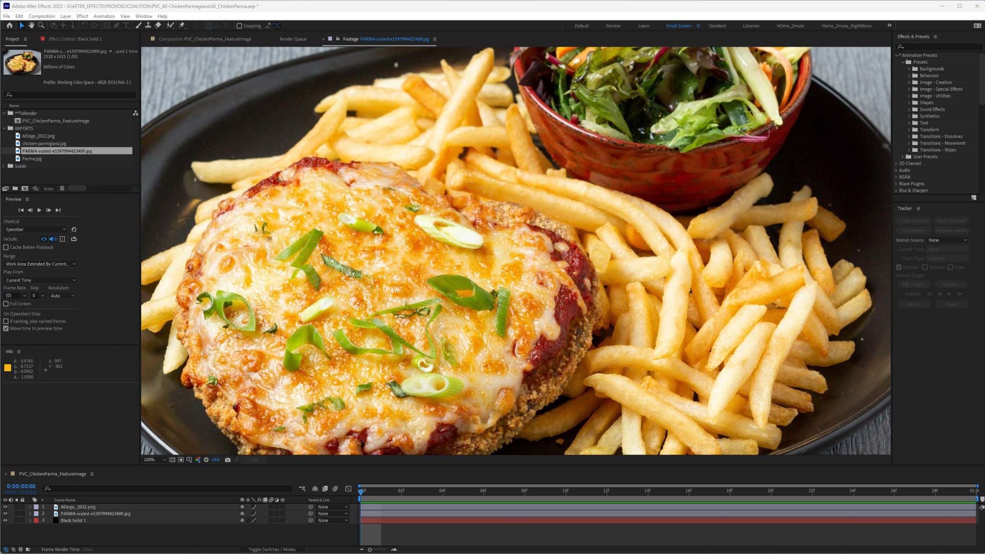 “After Effects and Chicken Parmigiana: An Unexpected Connection Revealed by Chris Zwar – ProVideo Coalition”
